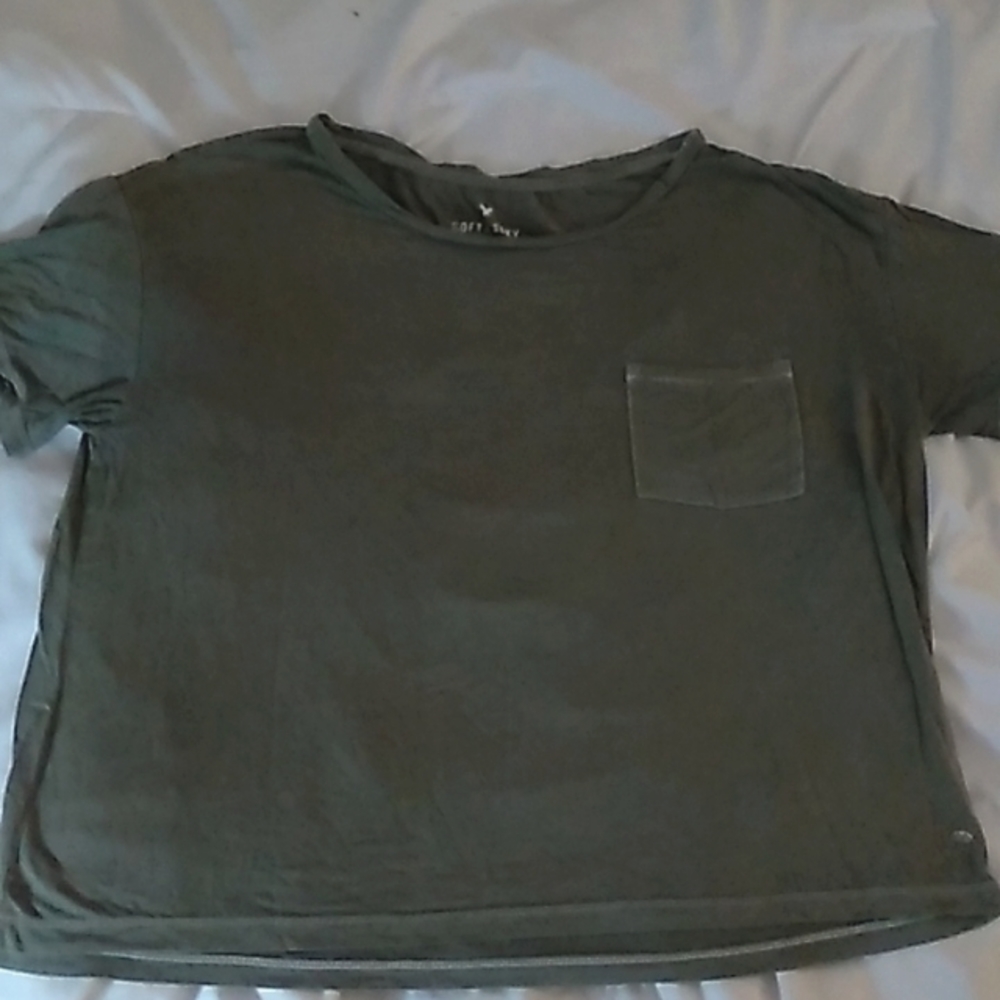 American eagle soft and sexy size small cropped tee